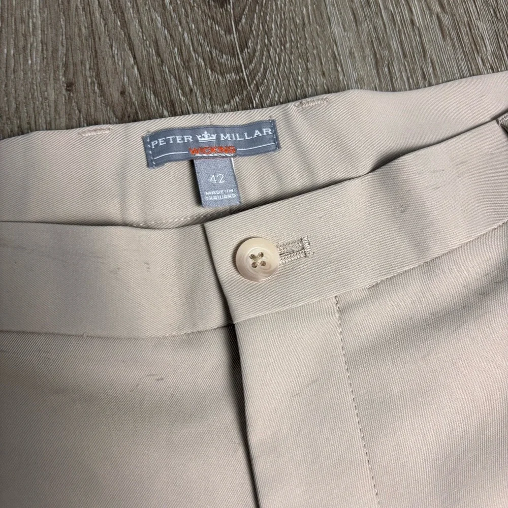 Peter Millar‎ Shorts Mens 42 Tan Wicking Salem Performance 9